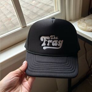 The Fray Black Trucker Hat